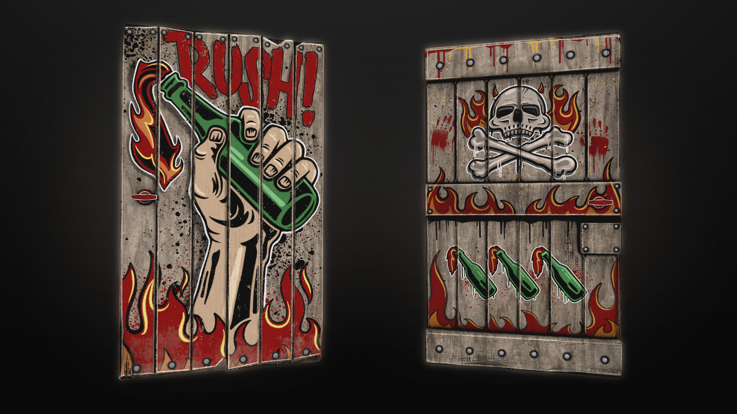 Molotov Wooden Door