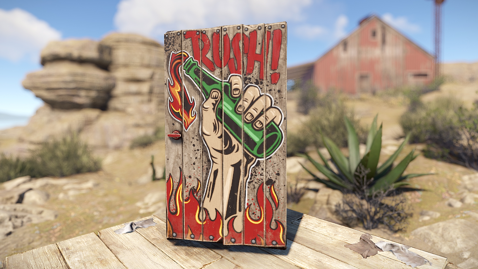 Molotov Wooden Door