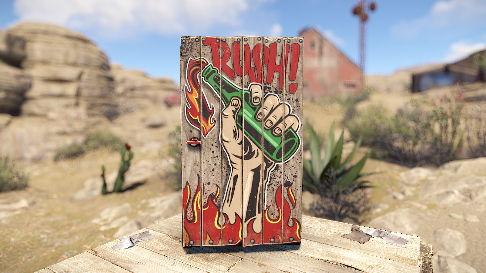 Molotov Wooden Door