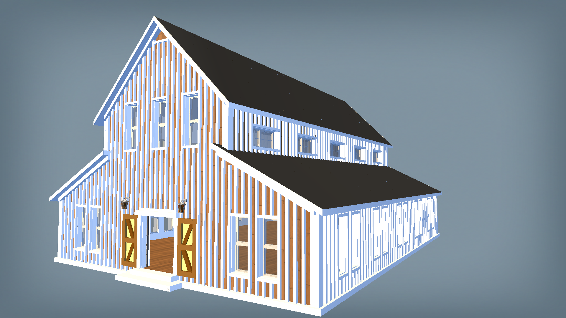 Barndominium-style House