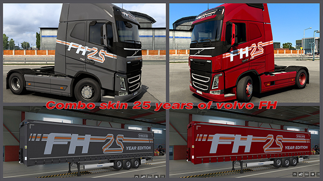 Combo skin 25 years of volvo FH