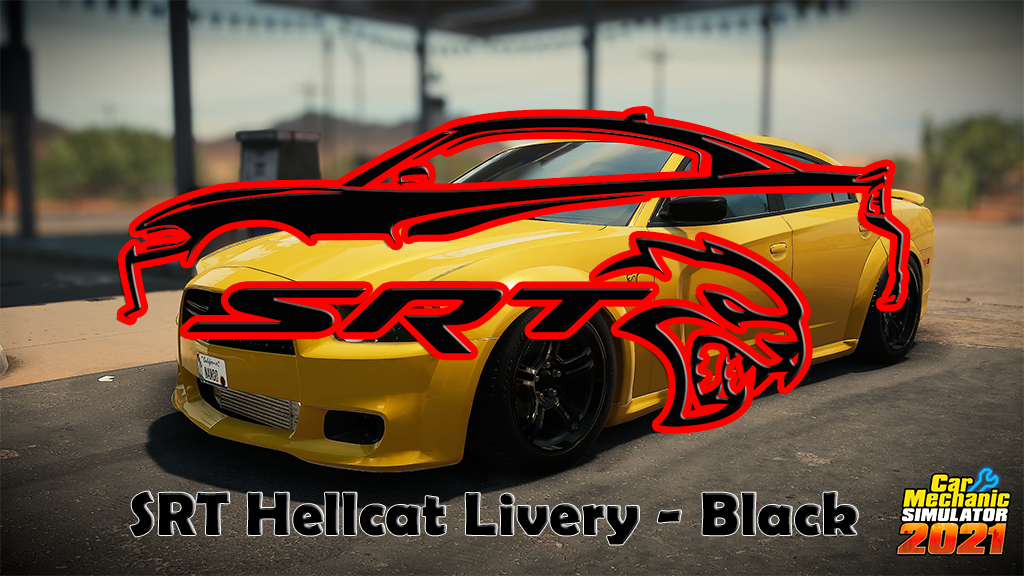 Livery Dodge Charger - SRT Hellcat Black