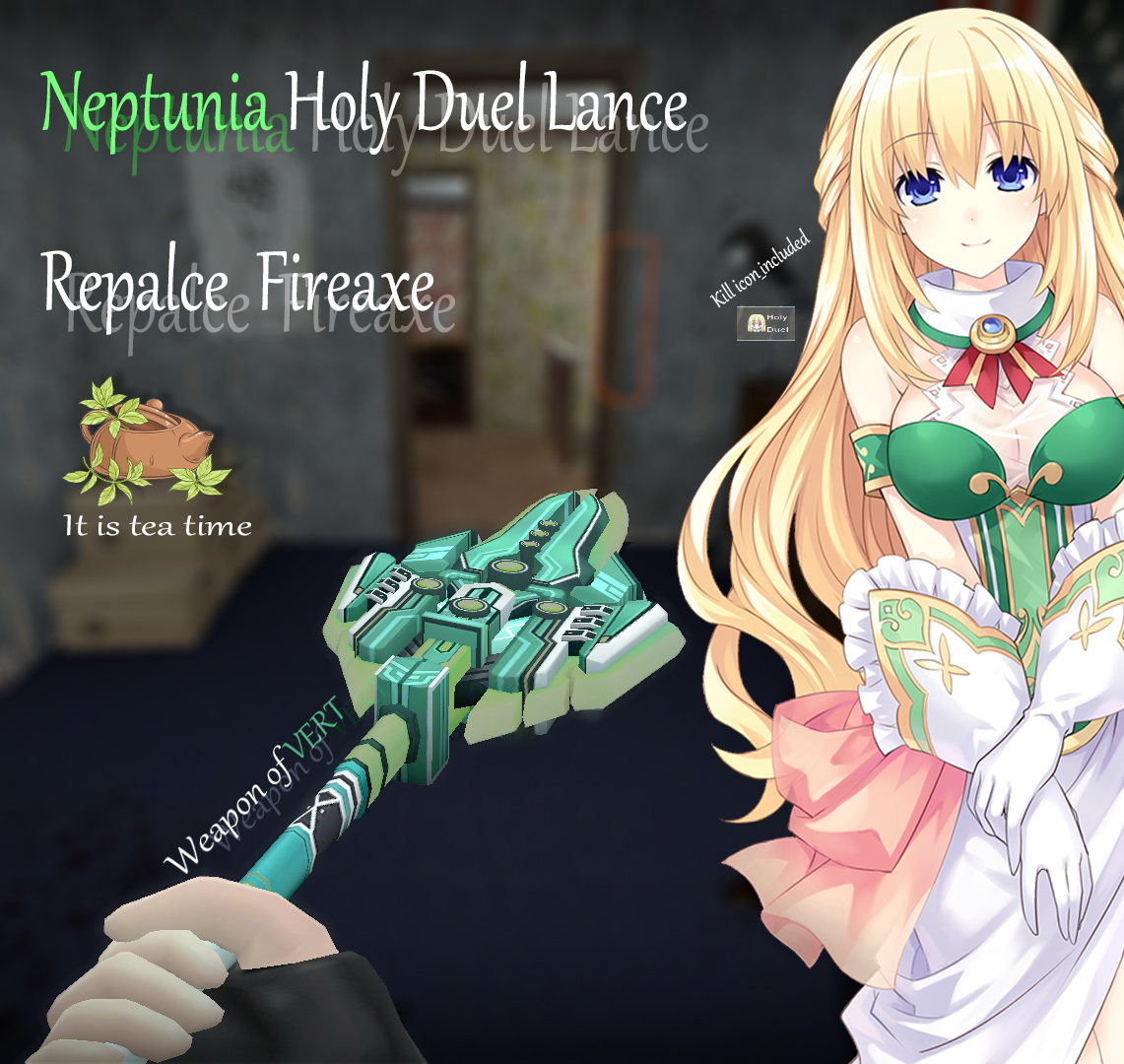 Neptunia Holy Duel Lance(replace Fireaxe)