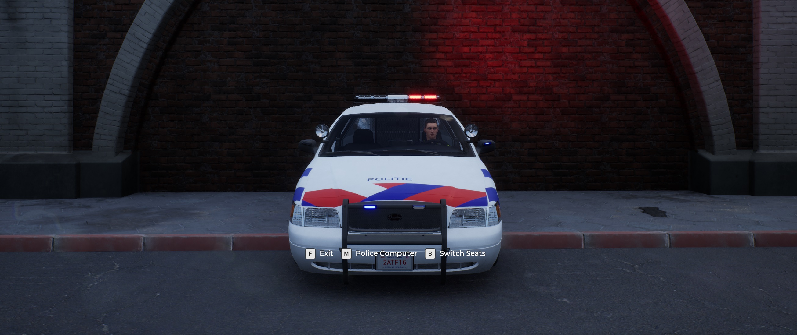 Police ELS Lights (Blue/Red) (NL)
