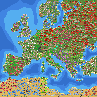 WW2 Europe with Nations