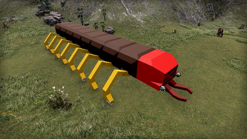 Giant Redheaded Centipede
