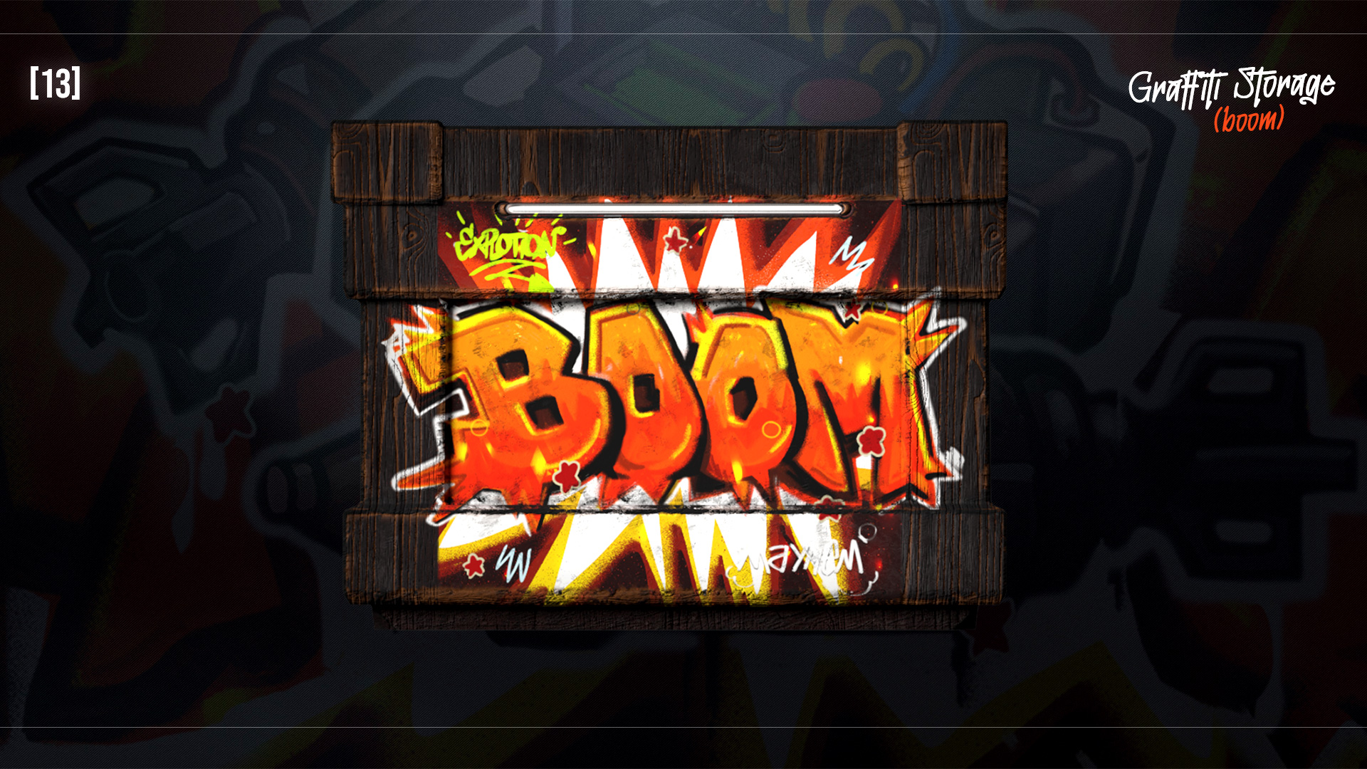 Graffiti Boom Storage