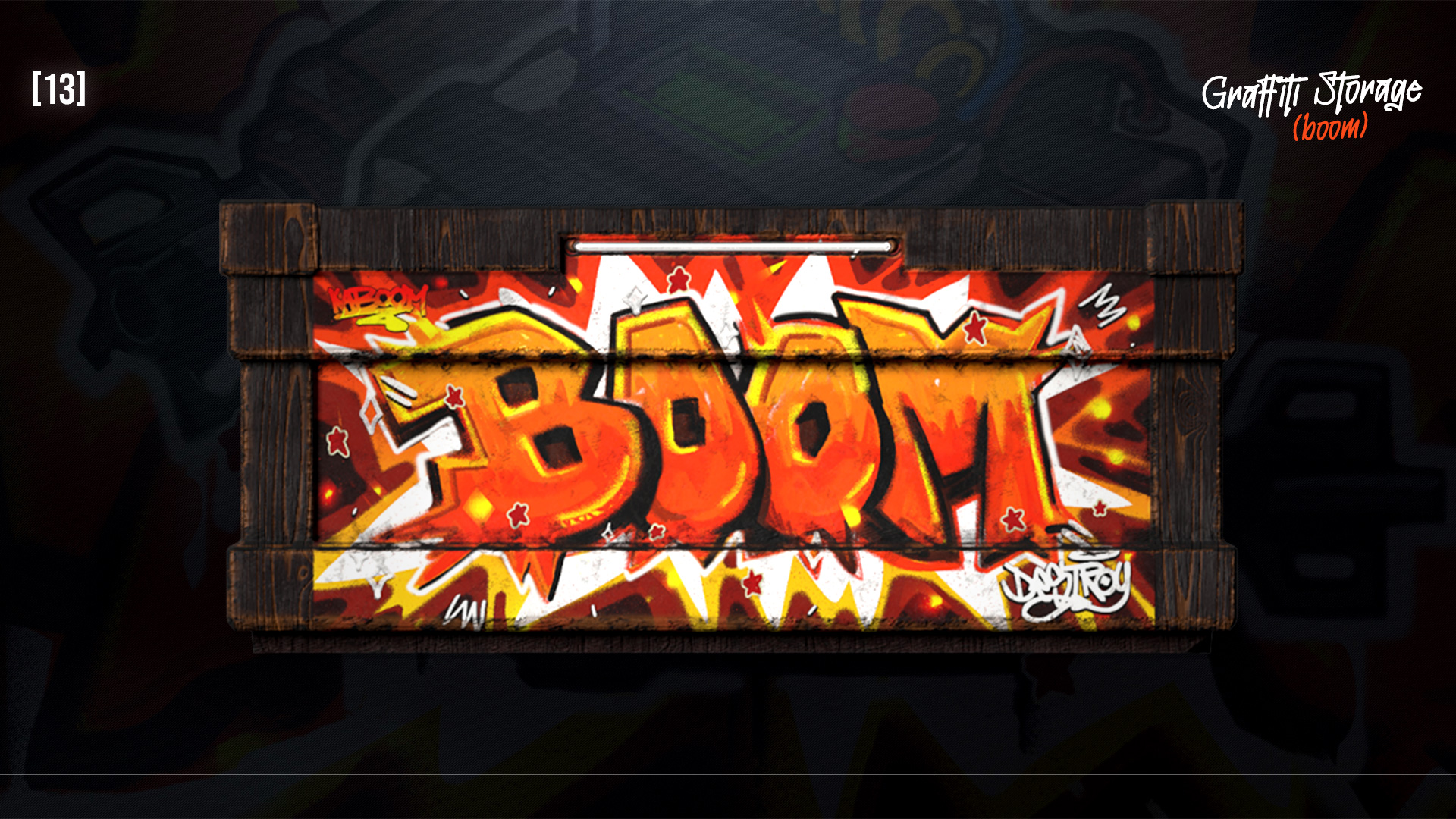 Graffiti Boom Storage