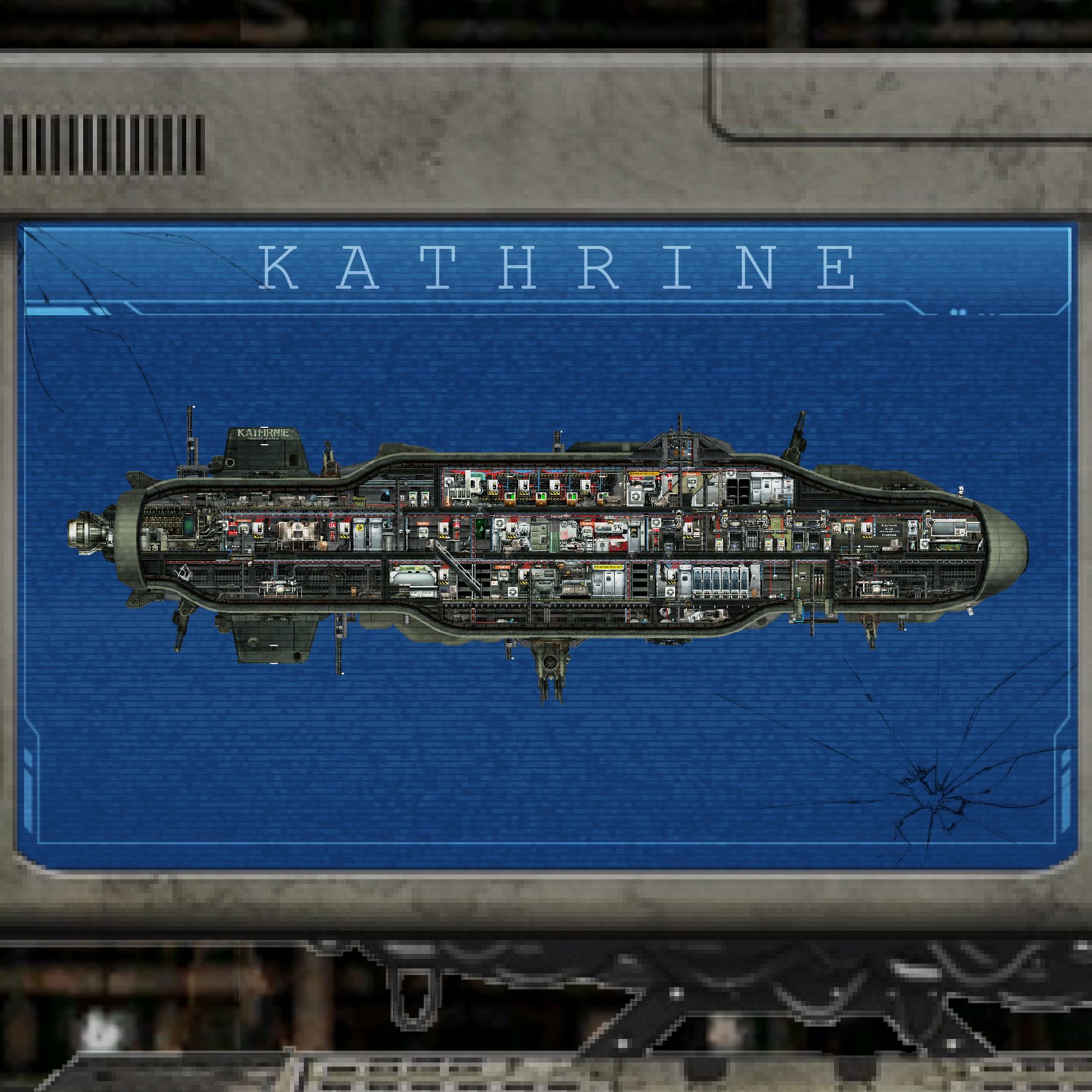 The Kathrine, A Modified WH4-L3 Humpback Submarine – Barotrauma Mod