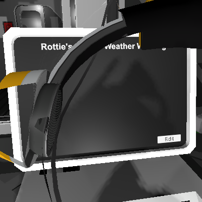 Rottie's Simple Weather Warning
