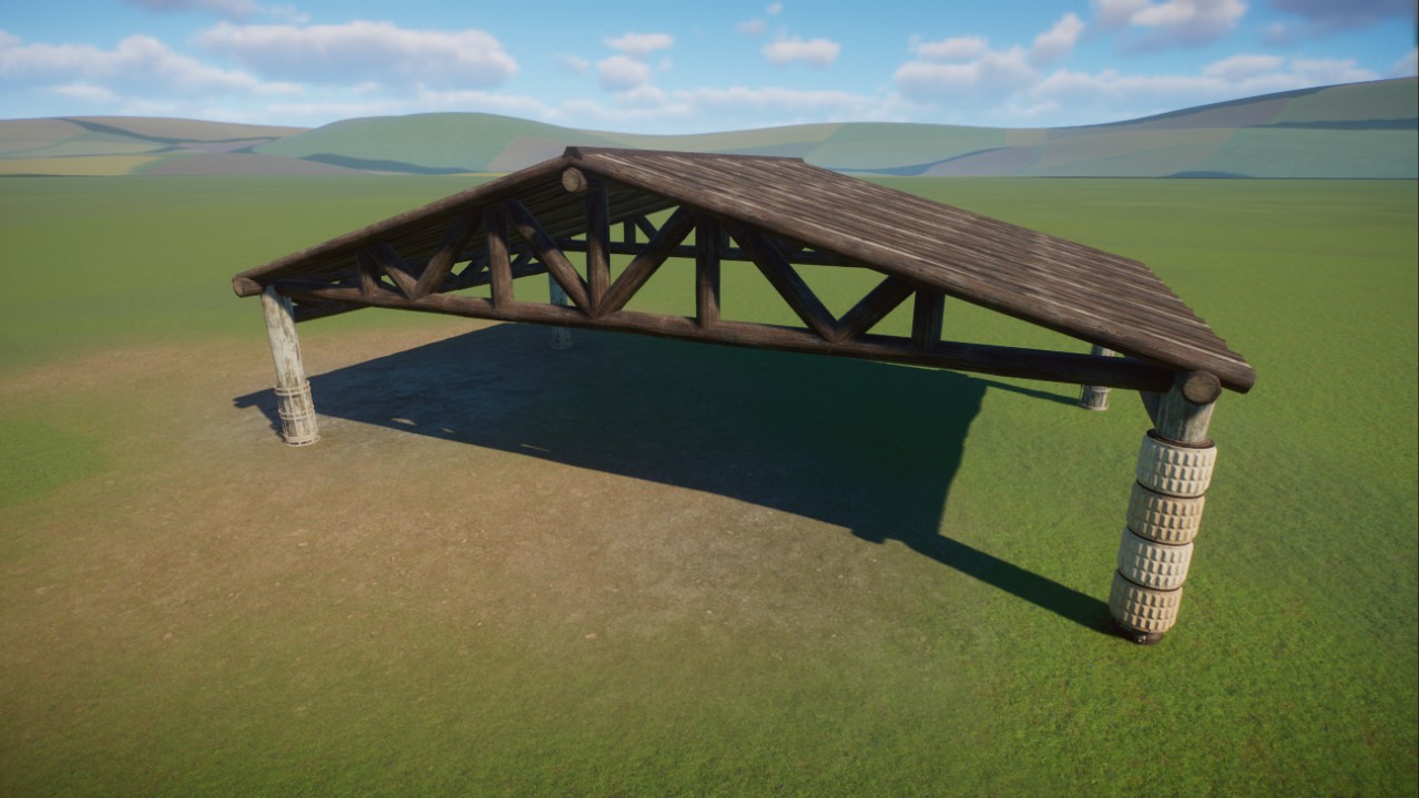 Log shade structure for American bison preview