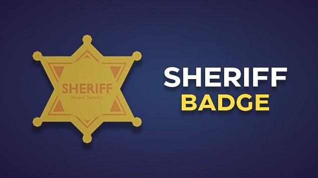 Sheriff Badge - Noser Servers – Unturned Mod