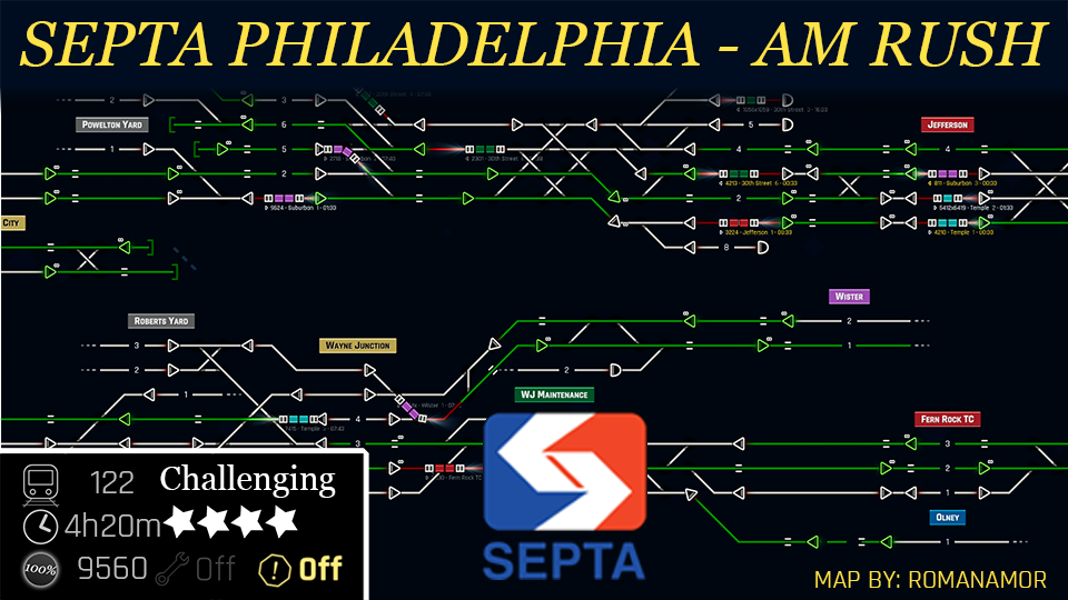 SEPTA Philadelphia - AM Rush