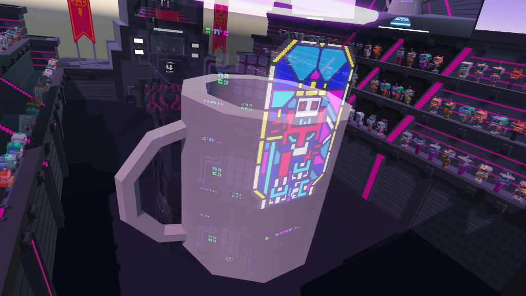 Tower of Trials but it's a coffee mug