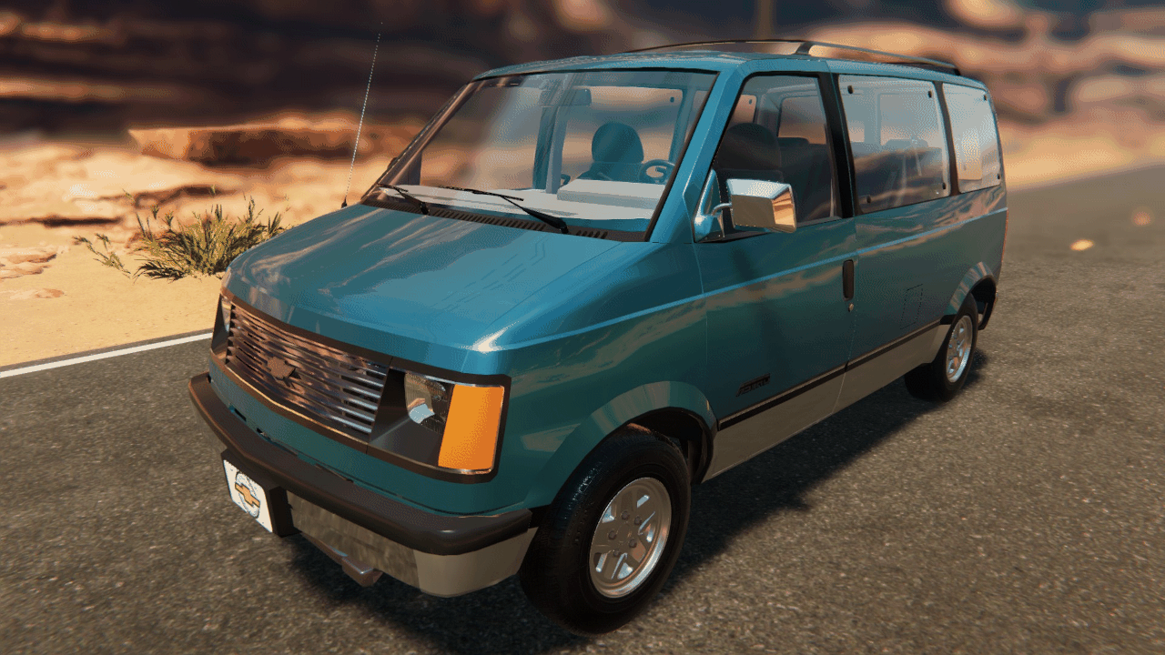 Chevrolet Astro White horizontal Two-tone [Livery]