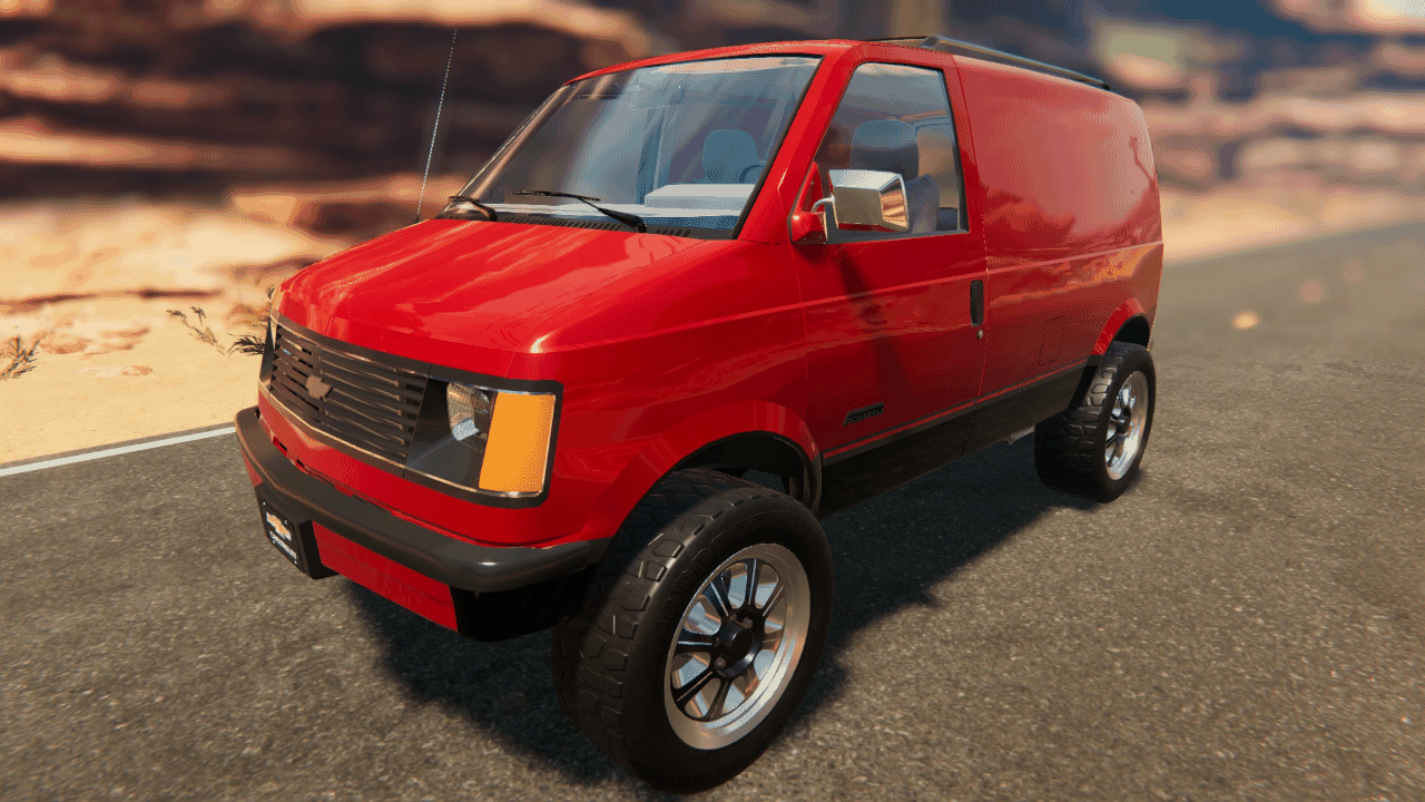 Chevrolet Astro Black horizontal Two-tone [Livery]