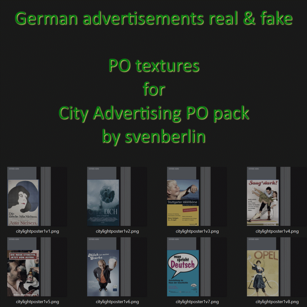 PO Textures for City Light Poster 1