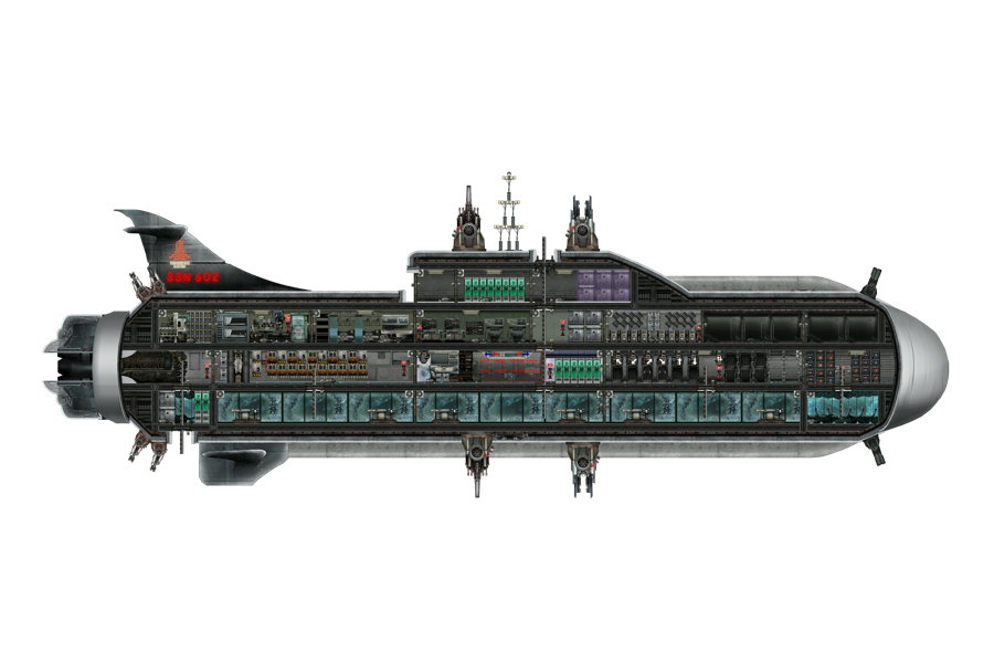 【墨雨船业】铮鸣号深海巡洋舰 – Barotrauma Mod