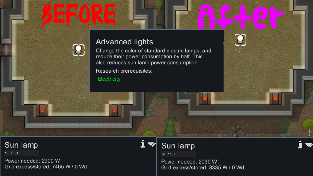 Colored Lights Makes SunLamp More Efficient