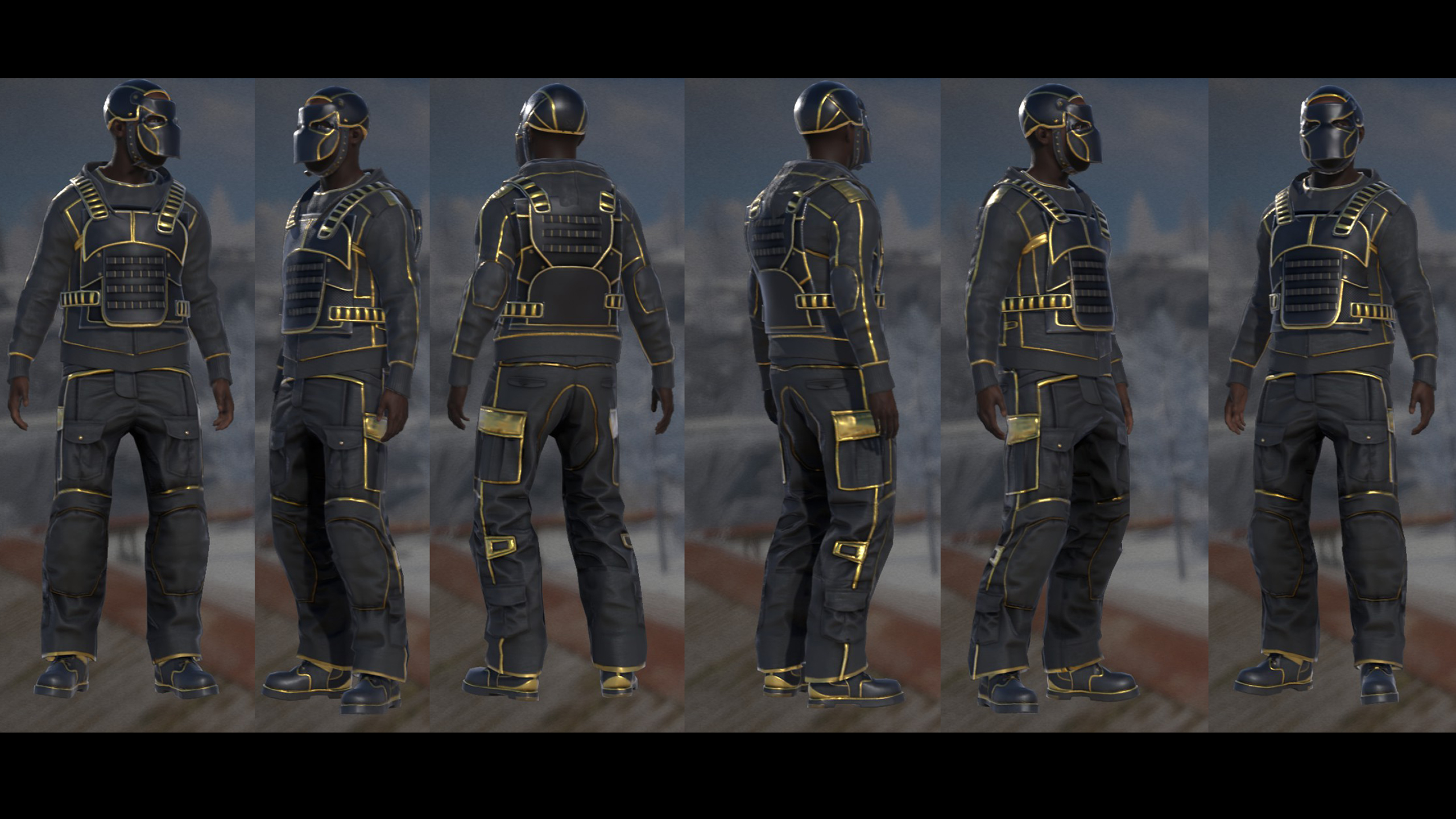 Black Gold Facemask