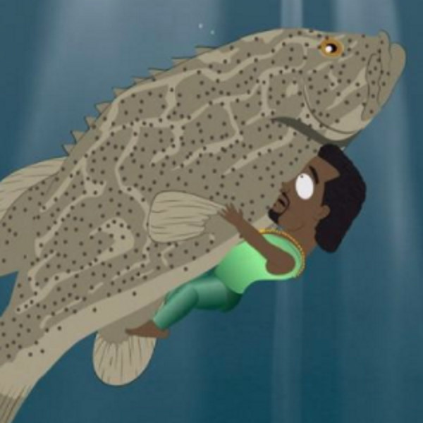 Kanye West Fishsticks Background Creature
