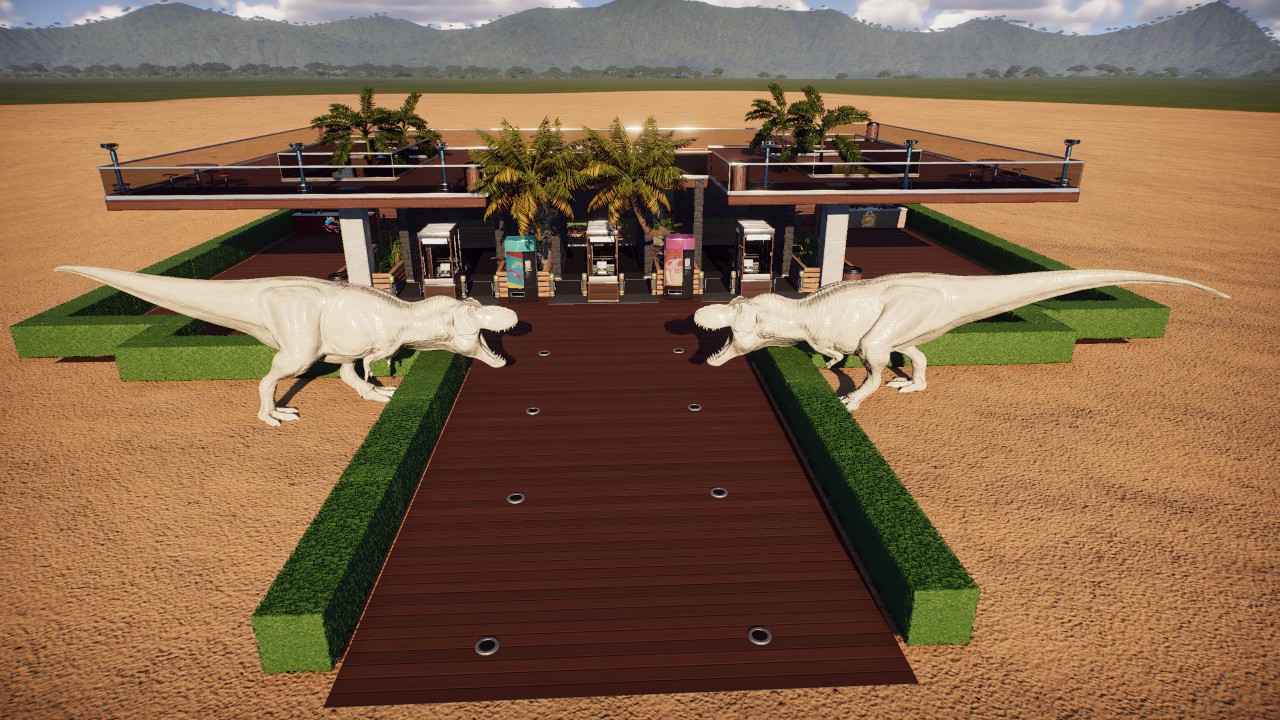 Camp Jurassic intrance