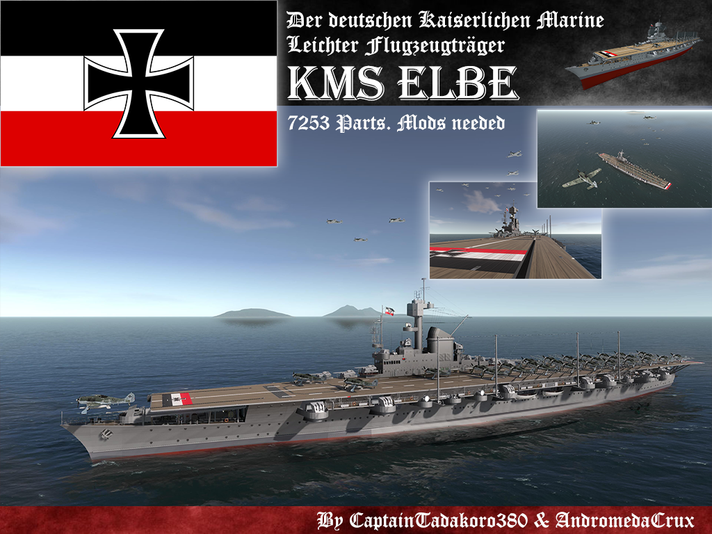 KMS Elbe 1945 易北河号轻型航空母舰