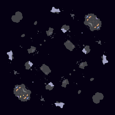 Debris Field mirrored diagonally