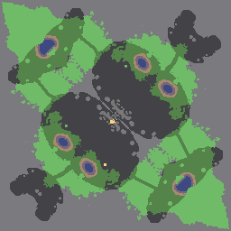 Fortress rotated diagonally