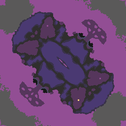 Islands diagonally rotated