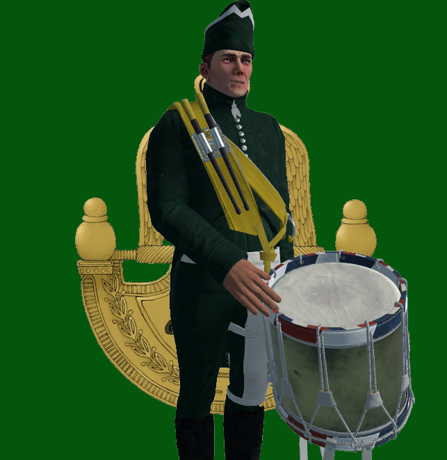 41e Régiment des Douanes Impériales Drummer