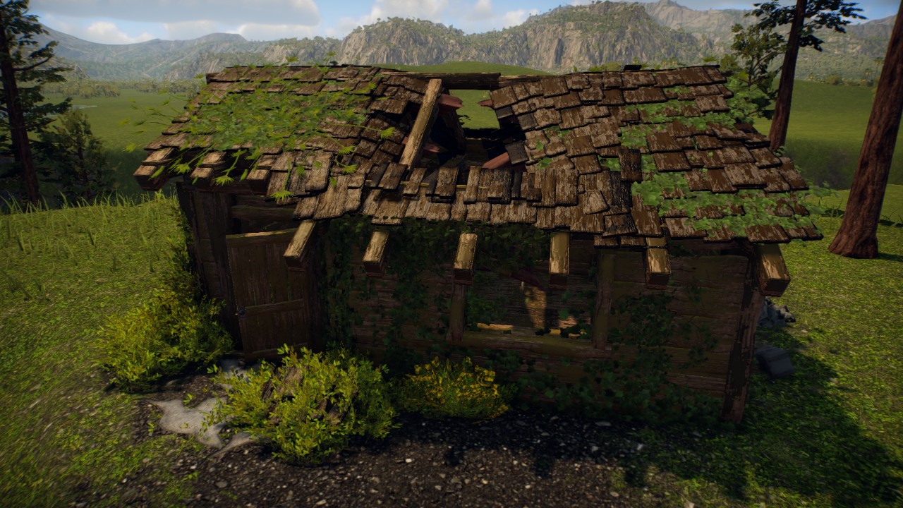 old cabin