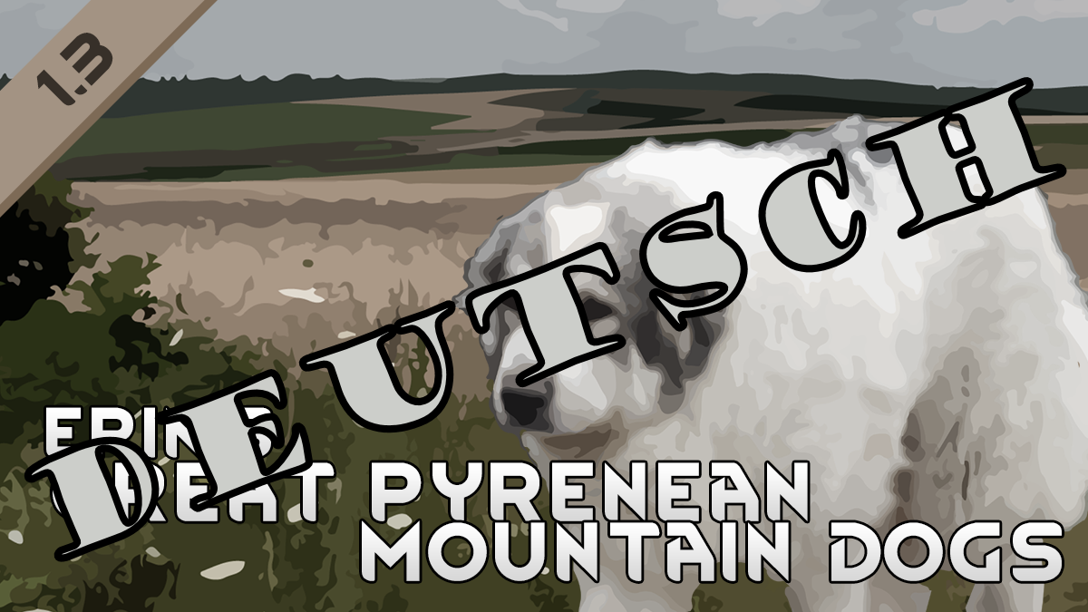 Erin's Great Pyrenean Mountain Dogs Deutsch mod preview for RimWorld