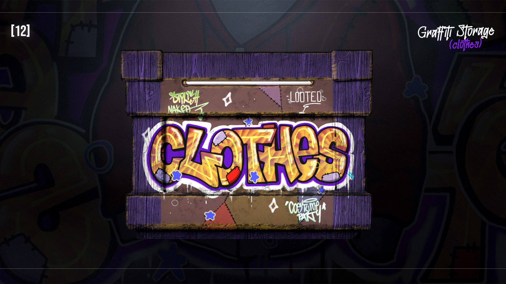 Graffiti Clothes Storage