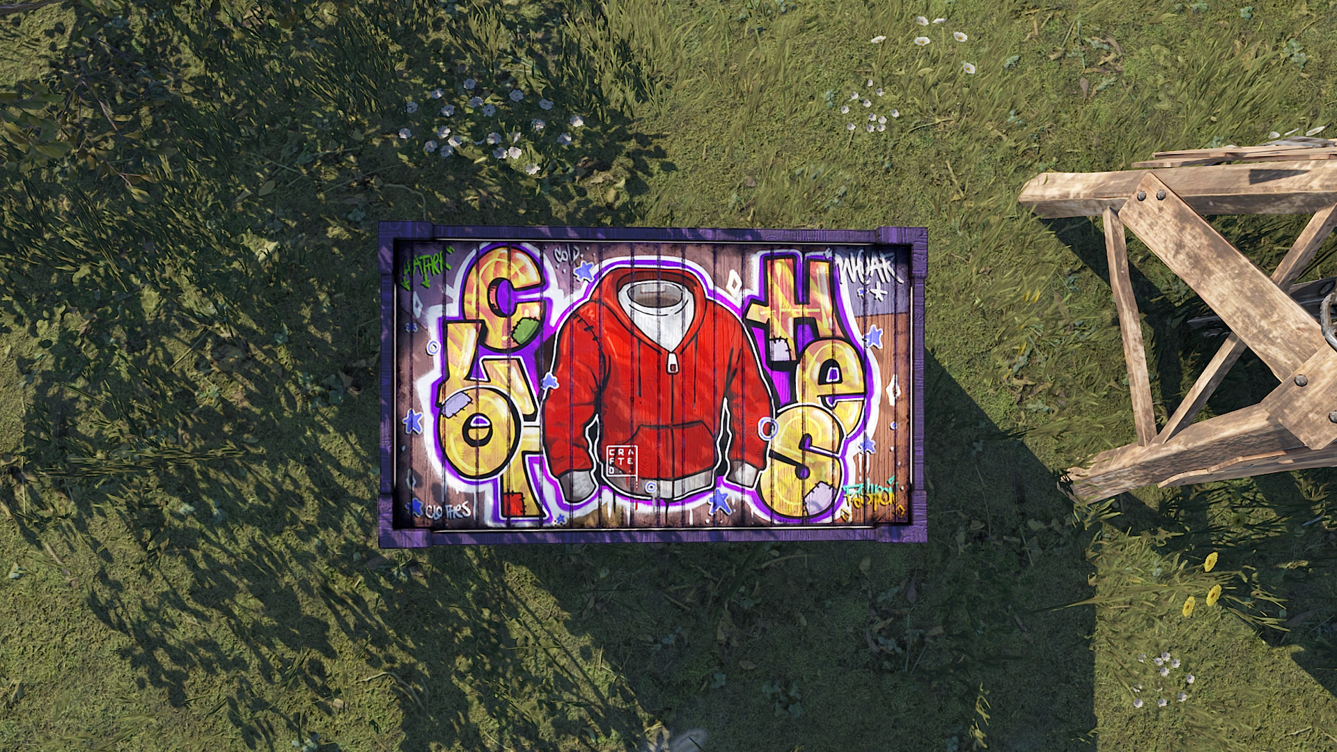 Graffiti Clothes Storage