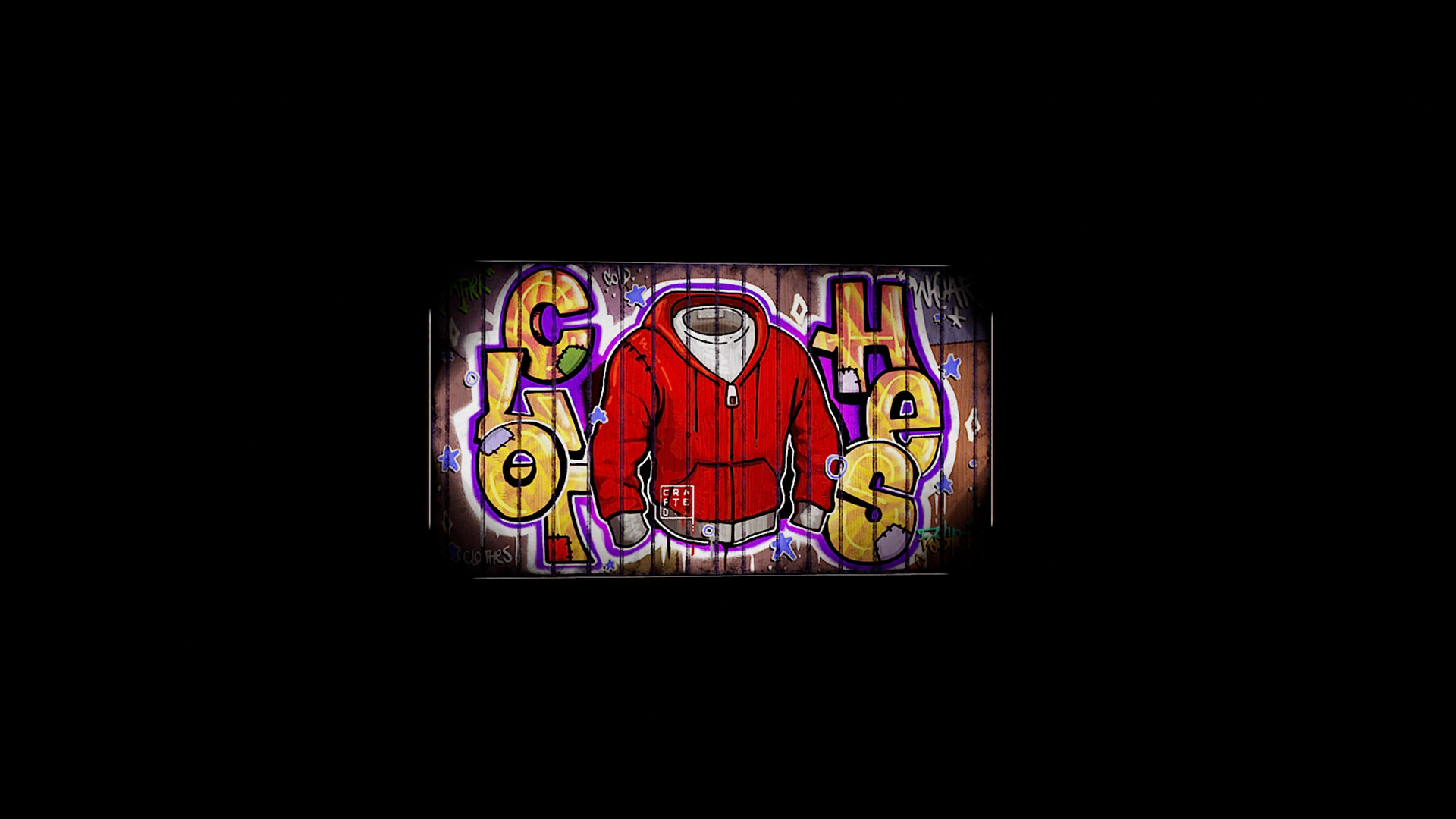 Graffiti Clothes Storage
