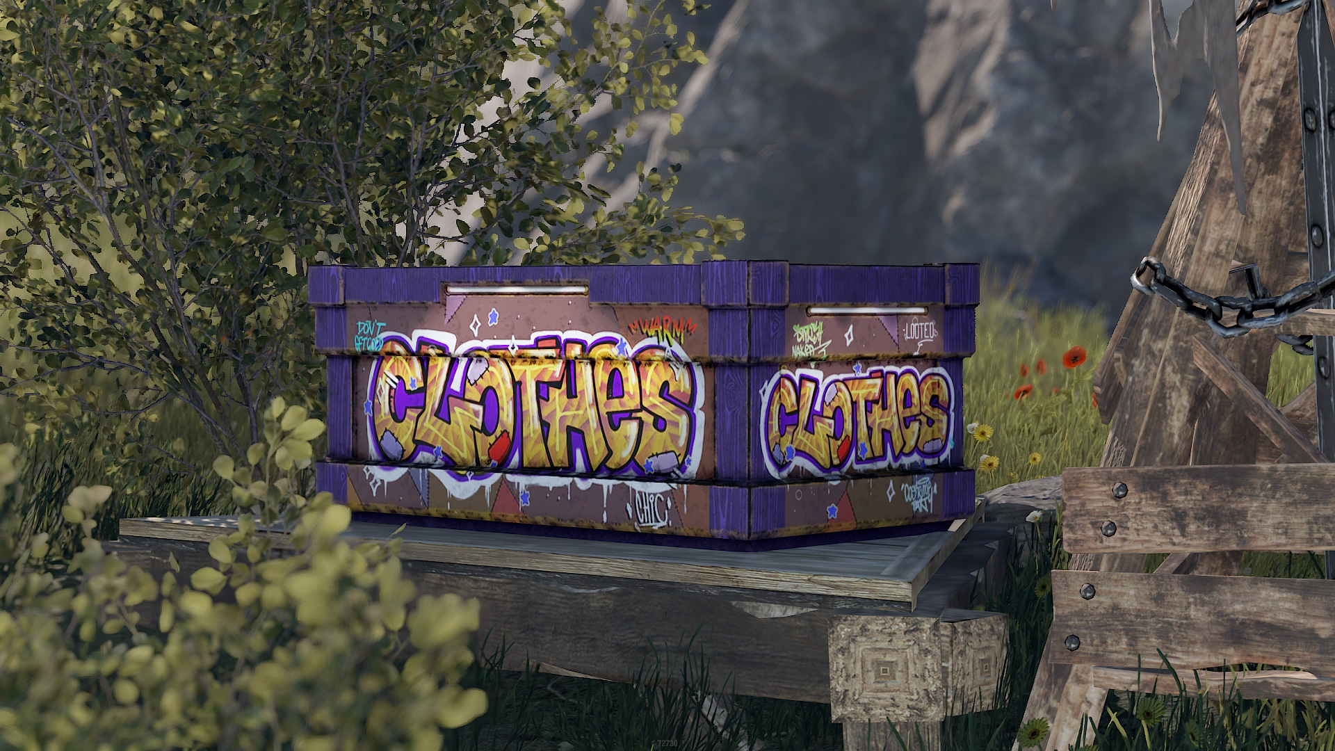 Graffiti Clothes Storage