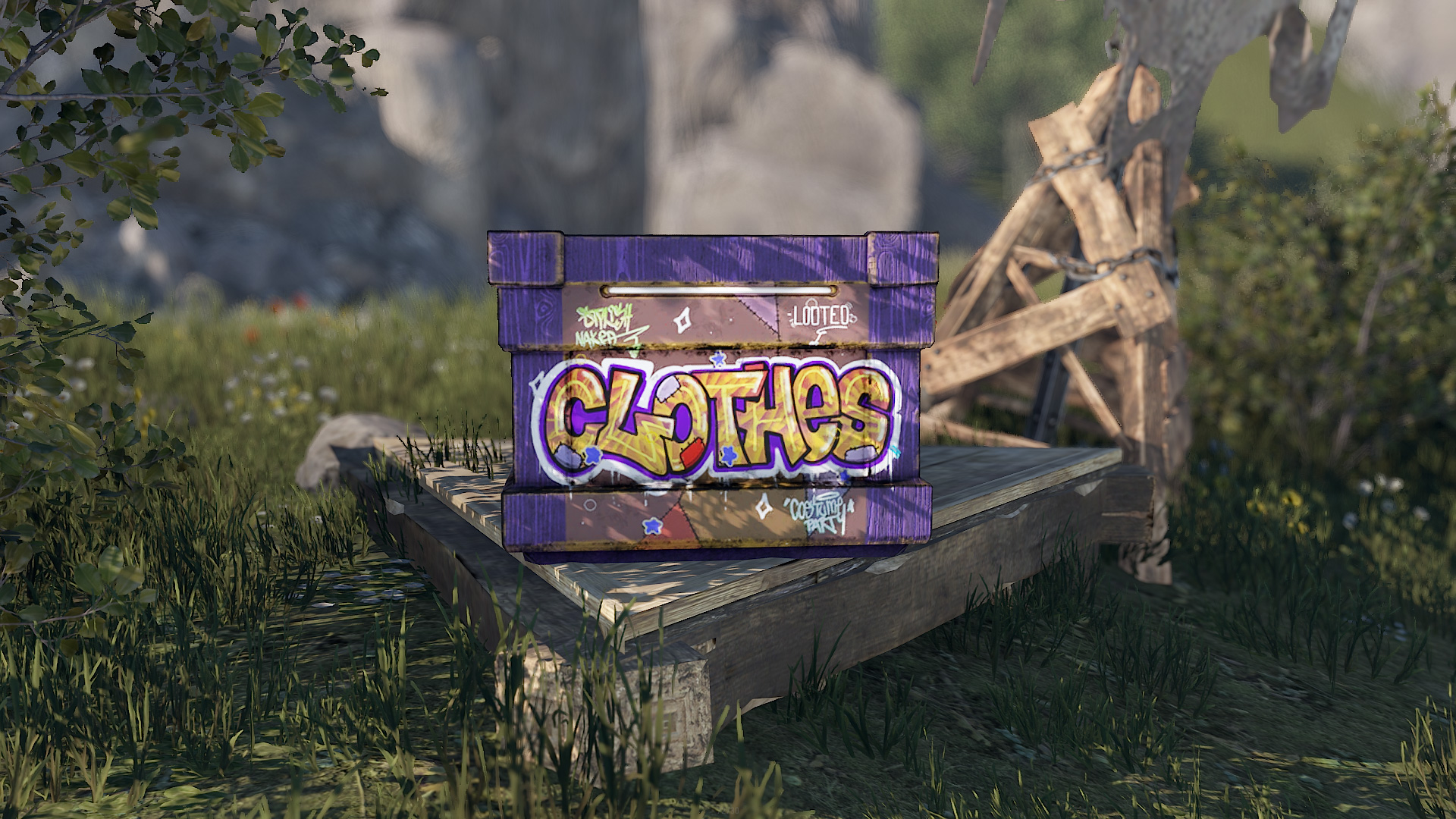 Graffiti Clothes Storage