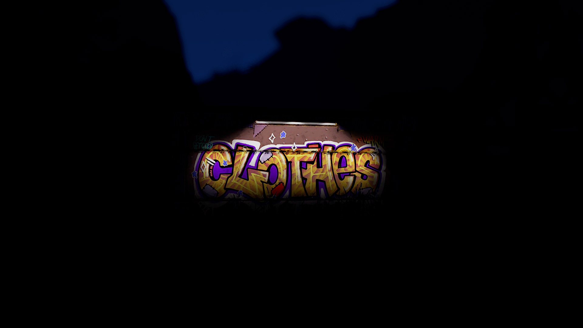 Graffiti Clothes Storage