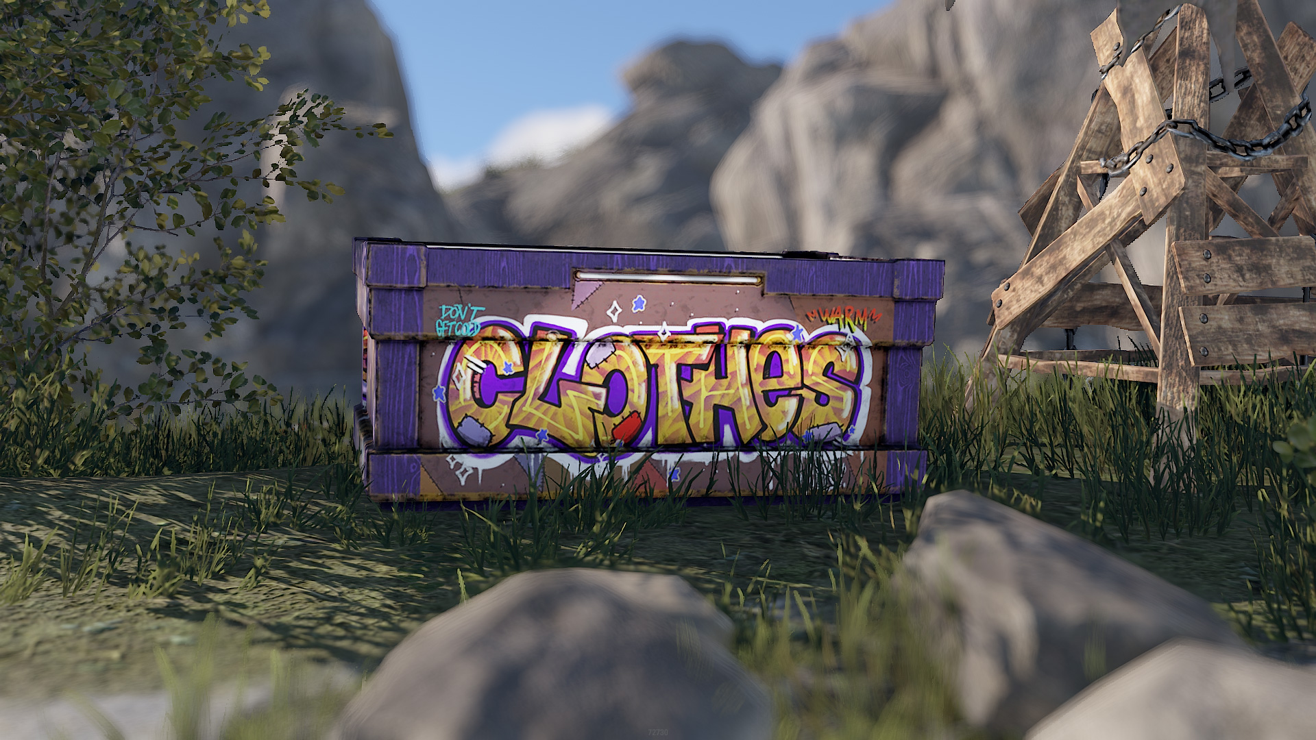Graffiti Clothes Storage