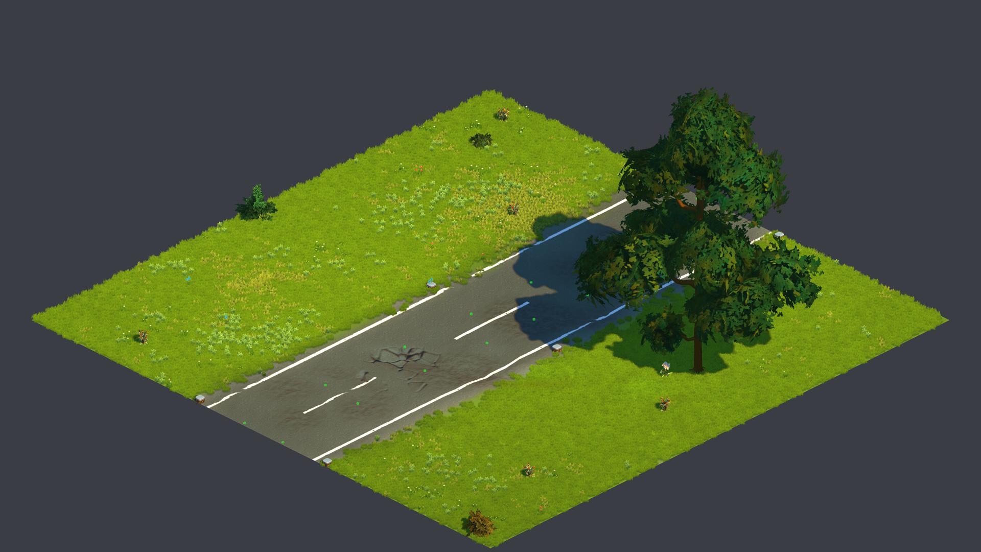 Road Concrete With Pit.tile