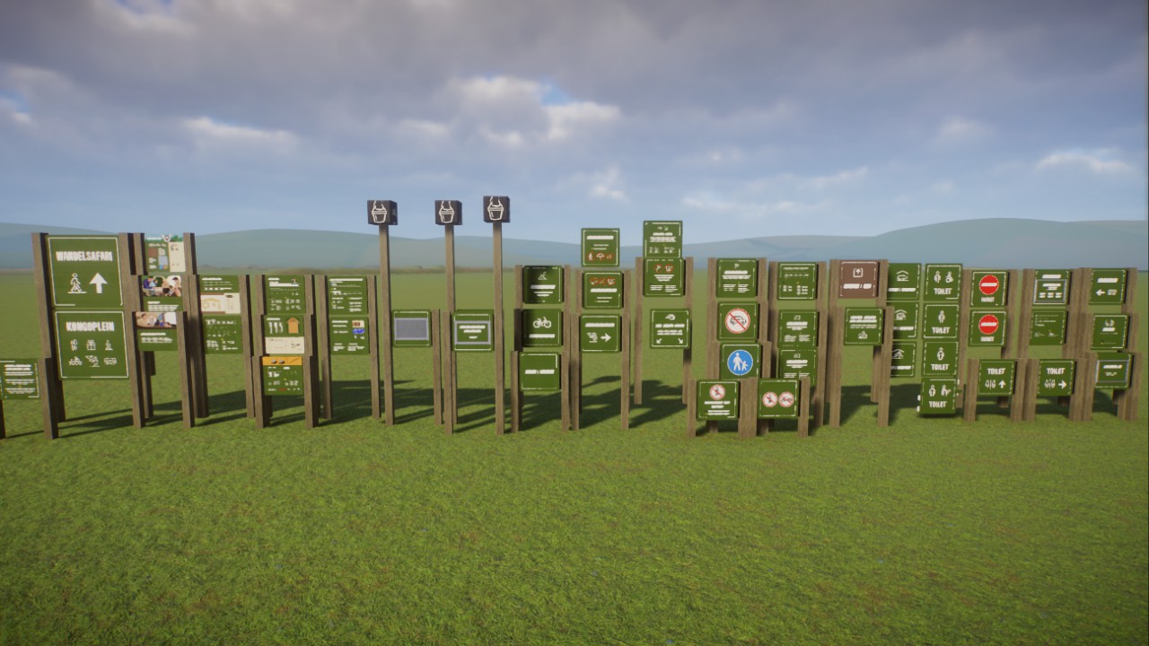Beekse Bergen Information Signs (no billboards)