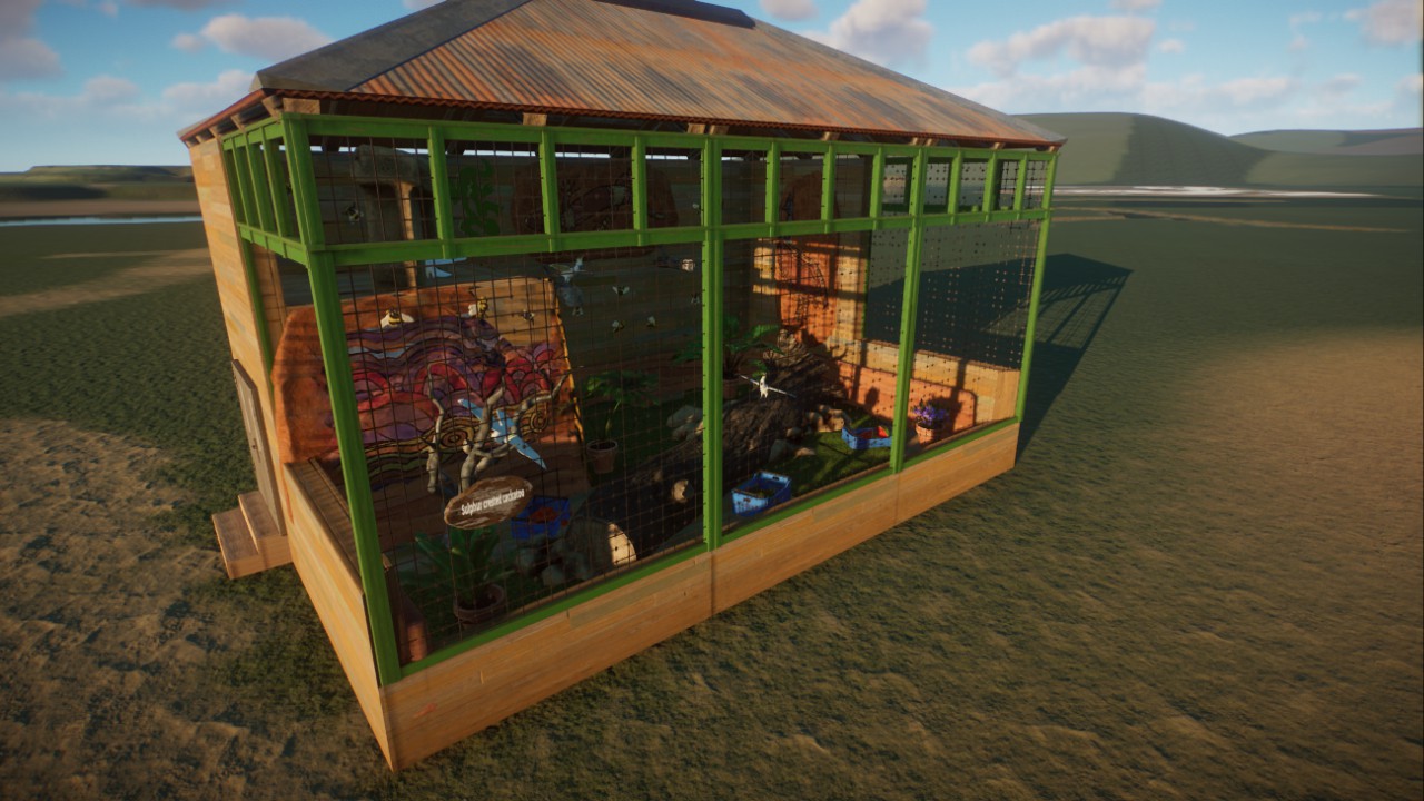 Sulphur crested cackatoo aviary mod required