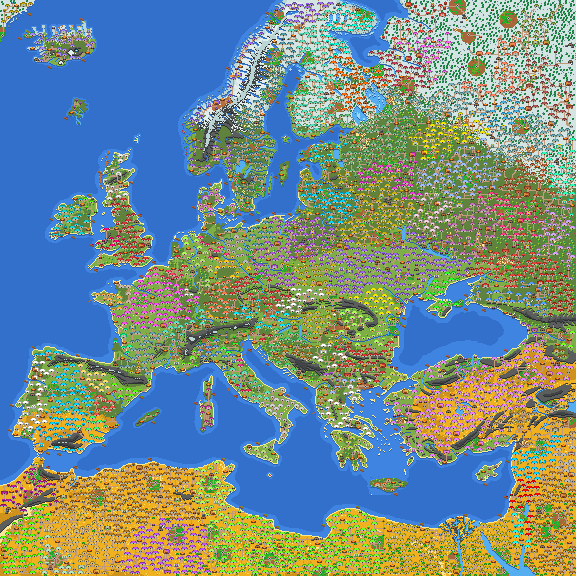 122 kingdom europe with better names