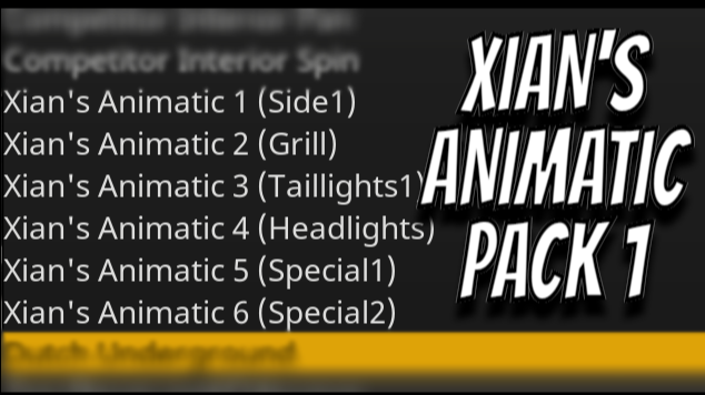 Xian's Animatic Pack 1