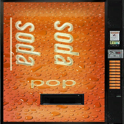 Black Mesa Orange Vending Machine