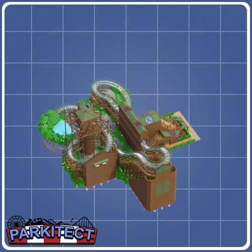 Wooden Coaster [WOODLANDS]