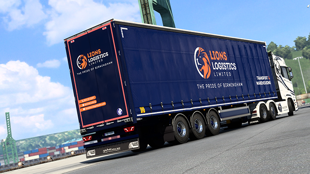 Lions Logistics - Curtain Side Trailer