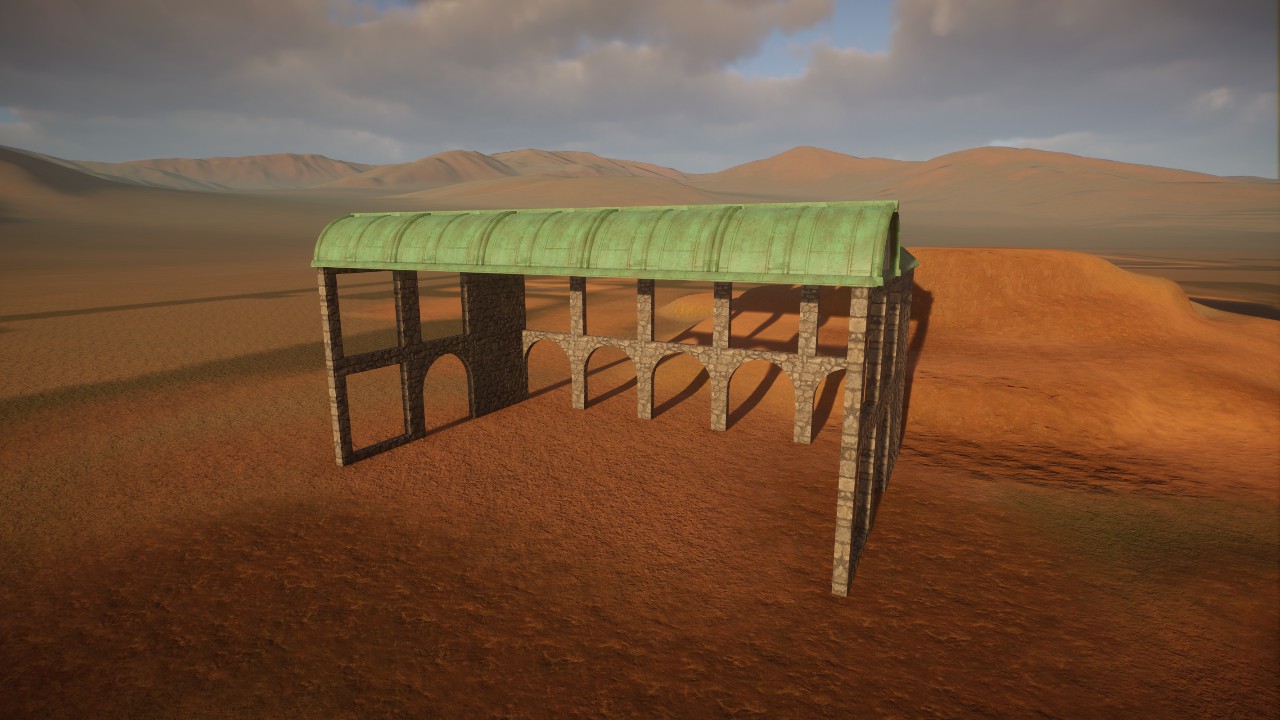 Copper and Stone Huge Shelter