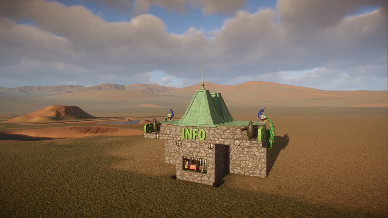 Stone and Copper Info Booth